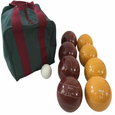 BuyBocceBalls Unique Package - EPCO Premium Quality Engraved Bocce Package - 110mm Gold and Dark Red Balls with Engraving, 998 Grams (2 lbs. 3.2 oz.)