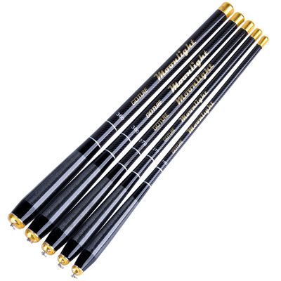 Goture Telescopic Tenkara Fishing Rod Collapsible Crappie Rods 1 Piece Portable Hand Fishing Poles Carbon Fiber Stream Ultralight Inshore Carp Bamboo Pole Bass Trout - 7Ft (Extra Tips Not Included)