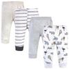 Hudson Baby Unisex Baby Cotton Pants and Leggings Neutral Safari, 0-3 Months
