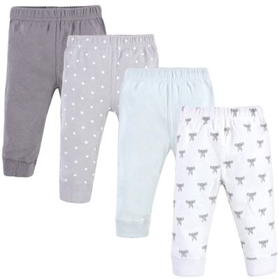Hudson Baby Unisex Baby Cotton Pants and Leggings Modern Elephant, 6-9 Months