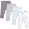 Hudson Baby Unisex Baby Cotton Pants and Leggings Modern Elephant, 6-9 Months view 1