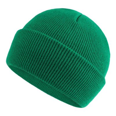 Classic Winter Knit Kids Hat Skull Cap for Toddler Boys Girls Autumn Men Women Fisherman Beanie (Green, S)