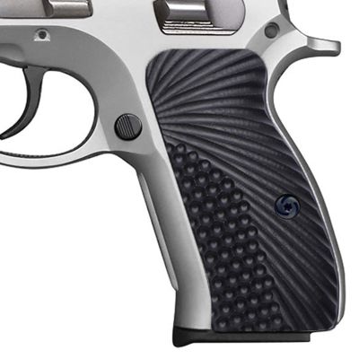 Guuun G10 Grips for CZ 75 Compact fit CZ P-01 PCR CZ85 Compact Sunburst Texture - Black