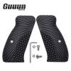 Guuun G10 Grips for CZ 75 Compact fit CZ P-01 PCR CZ85 Compact Sunburst Texture - Black view 2
