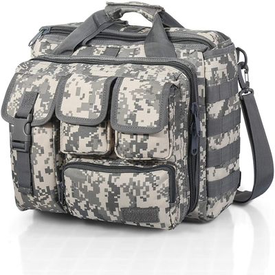DODO DEER Camouflage Tactical Gun Range Bag Pistol Shooting Duffle Bag Cases Padded Shooting Range Bag for Firearm Accessories Storage (ACU)