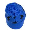 Ashen Fane Unisex Warm Acrylic Stretchable Beanie with Optional Stars, Blue, OSFM view 2
