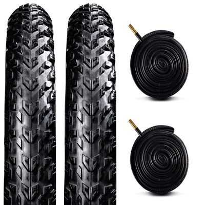 Zol Bundle Pack Fat Bike Tire 26" x4.0 and Fat Bike Bicycle Tube 26" X4.0 (2 Tubes and 2 Tires)