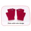 Children's Half-Finger Gloves Autumn and Winter Knitted Woolen Yarn for Infants and Young Children Men and Women Baby Under 2 Years Old Little Kitty Cartoon Cute Fingerless Warm (Color : Navy Blue) view 3
