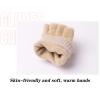 Children's Half-Finger Gloves Autumn, Winter and Winter Cartoon Cute Woolen Yarn 3-6 Years Old Men and Women Baby Kindergarten Children Flip Half Finger (Color : Blue) view 3
