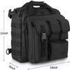 DODO DEER Camouflage Tactical Gun Range Bag Pistol Shooting Duffle Bag Cases Padded Shooting Range Bag for Firearm Accessories Storage (Black) view 2