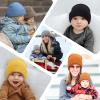 Classic Winter Knit Kids Hat Skull Cap for Toddler Boys Girls Autumn Men Women Fisherman Beanie (Yellow, M) view 4