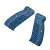 Guuun G10 Grips for CZ-75 Custom 75B Grip - OPS Eagle Wing Texture - Blue/Black view 3