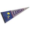 Kansas KU Jayhawks Pennant Throwback Vintage Banner view 1
