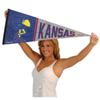 Kansas KU Jayhawks Pennant Throwback Vintage Banner view 4