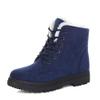 Women Warm Fur Plush Insole Suede Waterproof Ankle Snow Boots view 1