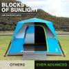 EVER ADVANCED 6 Person Camping Tent, Blackout Design Tent for Camping Instant Cabin Tents for Family with Rainfly, 60s Easy Setup, Water-Resistant view 2