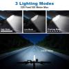 Bicycle Lights with Horn Super Bright USB Rechargeable Bike Headlight Waterproof Night Ride Commuter Lights Bike Horn view 2