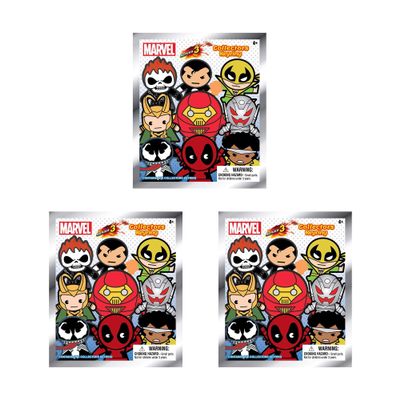 Toynk Marvel Series 3 Blind Bag Foam Figural Key Ring | Lot of 3