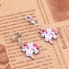 HAPPYAN Fashion Cute Unicorn Shape Clip on Earrings Charm Jewelry Accessory (Unicorn Clip-on 11#) view 4