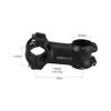 BESNIN 31.8 Bike Stem 7 Degree MTB Stem 60/70/80/90/100/110/130mm Bicycle Handlebar Stem for Mountain Bike, Road Bike, BMX, Cycling (7, 31.8x70mm) view 2