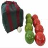 BuyBocceBalls Unique Package - EPCO Premium Quality Engraved Bocce Package - 110mm Lime Green and Red Balls with Engraving, 998 Grams (2 lbs. 3.2 oz.) view 1