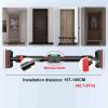 Pull-Up Bars AGYH Portable Steel Horizontal Bar and Hoisting Ring Combination, with Safety Lock and Balance Tester Fitness Bar, Load 250kg, 71-145cm Adjustable (Color : 107-145cm) view 3