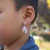 HAPPYAN Fashion Cute Unicorn Shape Clip on Earrings Charm Jewelry Accessory (Unicorn Clip-on 5#) view 2