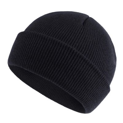 Classic Winter Knit Kids Hat Skull Cap for Toddler Boys Girls Autumn Men Women Fisherman Beanie (Black, S)