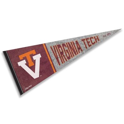 VA Tech Hokies Pennant Throwback Vintage Banner