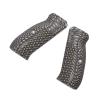 Guuun G10 CZ Grips for CZ 75 Custom Full Size SP-01 Pistol Grips - OPS Eagle Wing Texture - Coyote view 3