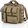 DODO DEER Camouflage Tactical Gun Range Bag Pistol Shooting Duffle Bag Cases Padded Shooting Range Bag for Firearm Accessories Storage (Tan) view 1
