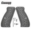 Guuun G10 CZ 75 Compact Grips Sunburst Texture fit CZ P-01 75D PCR CZ85 Compact - Green/Black view 2