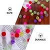 BESPORTBLE 108pcs Round Bike Resin Clip Beads Glow in The Dark Bicycle Wheel Beads Colorful Bicycle Decoration view 3