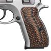 Guuun G10 Grips for CZ75 Compact fit CZ P-01 PCR CZ-85 Compact Sunburst Texture - Orange/Black view 1