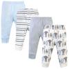 Hudson Baby Unisex Baby Cotton Pants and Leggings Royal Safari, 9-12 Months view 1
