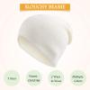 Classic Winter Knit Kids Hat Skull Cap for Toddler Boys Girls Autumn Men Women Fisherman Beanie (White, S) view 2