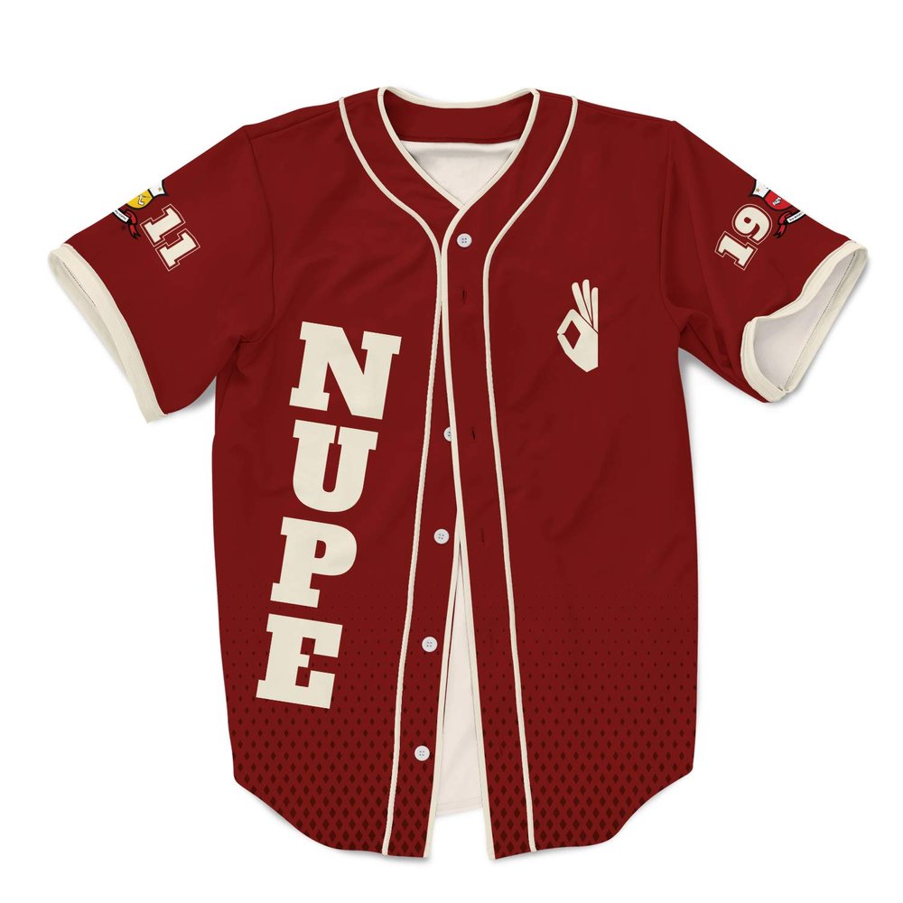 Bad Bananas Kappa Alpha Psi - Baseball Jersey - Big K - Nupe 1911 - Official Vendor - Jerseys - 4XL
