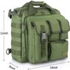 DODO DEER Camouflage Tactical Gun Range Bag Pistol Shooting Duffle Bag Cases Padded Shooting Range Bag for Firearm Accessories Storage (Green) view 2