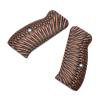 Guuun G10 CZ 75 Compact Grips Fit CZ P-01 75D PCR CZ85 Compact Sunburst Texture - Orange/Black view 3