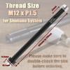 CyclingDeal Trainer Thru Axle - Bike Bicycle 12mm Rear Wheel Skewer for Indoor - Length 166mm to 178mm Boost -Thread Pitch: M12 x P1.5 - Spacers 2.5mm/6mm Included view 2