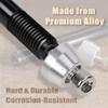 CyclingDeal Trainer Thru Axle - Bike Bicycle 12mm Rear Wheel Skewer for Indoor - Length 166mm to 178mm Boost -Thread Pitch: M12 x P1.5 - Spacers 2.5mm/6mm Included view 4