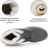 Women Warm Fur Plush Insole Suede Waterproof Ankle Snow Boots view 2