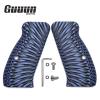 Guuun G10 CZ 75 Compact Grips Sunburst Texture fit CZ P-01 75D PCR CZ85 Compact - Blue/Black view 2
