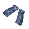Guuun G10 CZ 75 Compact Grips Sunburst Texture fit CZ P-01 75D PCR CZ85 Compact - Blue/Black view 3