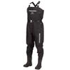 BASSDASH 3D Boot Foot Game Wader Ultra High Strength Black Plaid Nylon PVC Fishing Hunting Chest Waders for Men view 1