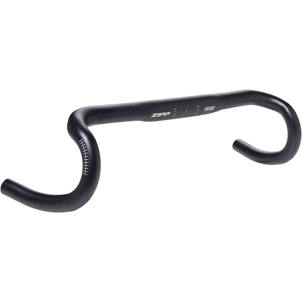 Zipp Speed Weaponry Service Course 70 XPLR Drop Handlebar - Aluminum, 31.8mm, 44cm, Bead Blast Black, A2