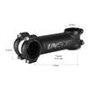 BESNIN 31.8 Bike Stem 7 Degree MTB Stem 60/70/80/90/100/110/130mm Bicycle Handlebar Stem for Mountain Bike, Road Bike, BMX, Cycling (7, 31.8x110mm) view 2