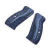 Guuun G10 Grips for CZ75 Compact fit CZ P-01 PCR CZ85 Compact Sunburst Texture - Blue/Black view 3