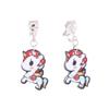 HAPPYAN Fashion Cute Unicorn Shape Clip on Earrings Charm Jewelry Accessory (Unicorn Clip-on 7#) view 1
