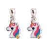 HAPPYAN Fashion Cute Unicorn Shape Clip on Earrings Charm Jewelry Accessory (Unicorn Clip-on 8#) view 1